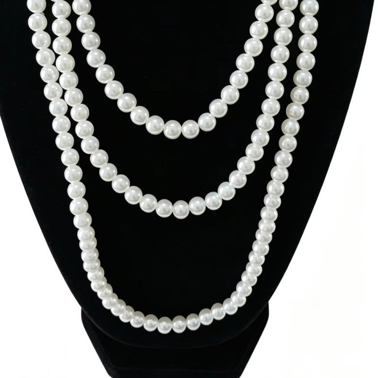 Elegant Multi-strand Pearl Necklace