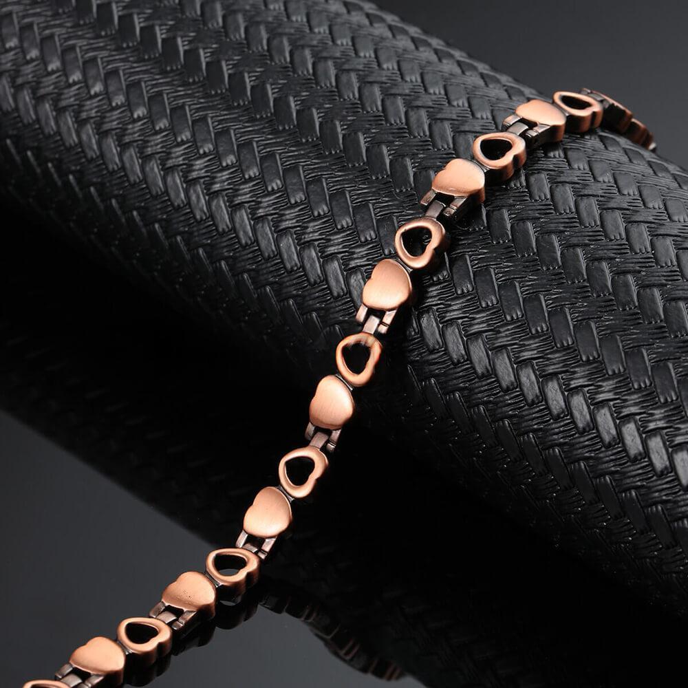 Women's Magnetic Red Copper Bracelet