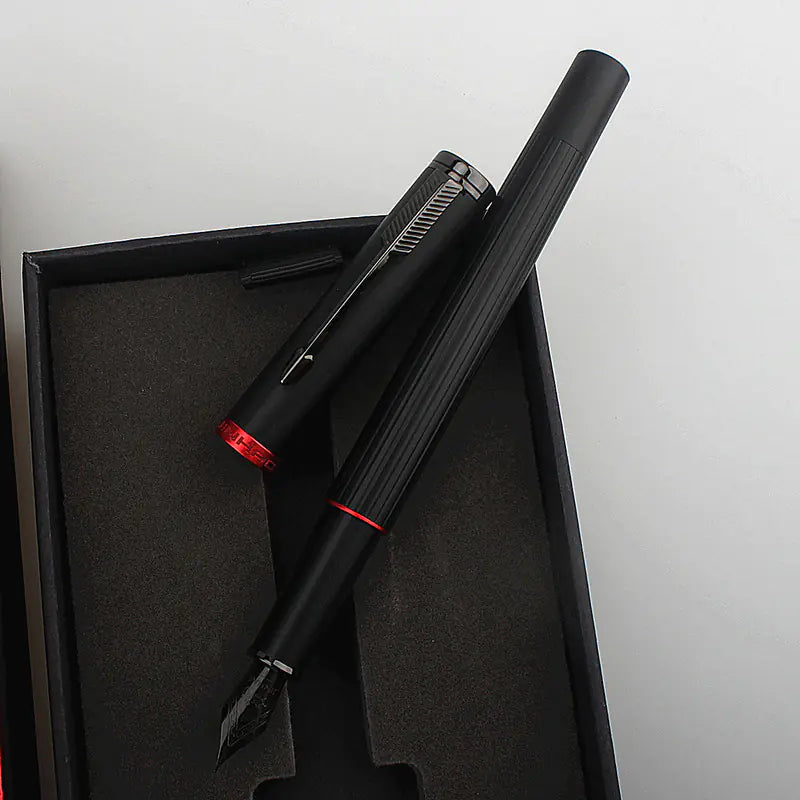 Metal Ink Pen and Ink Bag for Office and Students