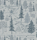 Milton Rustic Lodge-Style Wallpaper Outdoor-Inspired Floral
