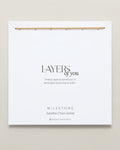 Milestone Satellite Chain Anklet