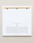 Strength Beaded Icon Bracelet