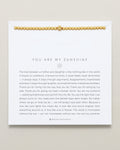 You Are My Sunshine Beaded Icon Bracelet