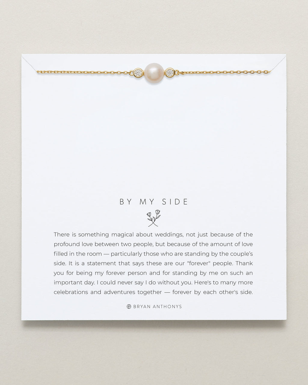 By My Side Pearl Bracelet