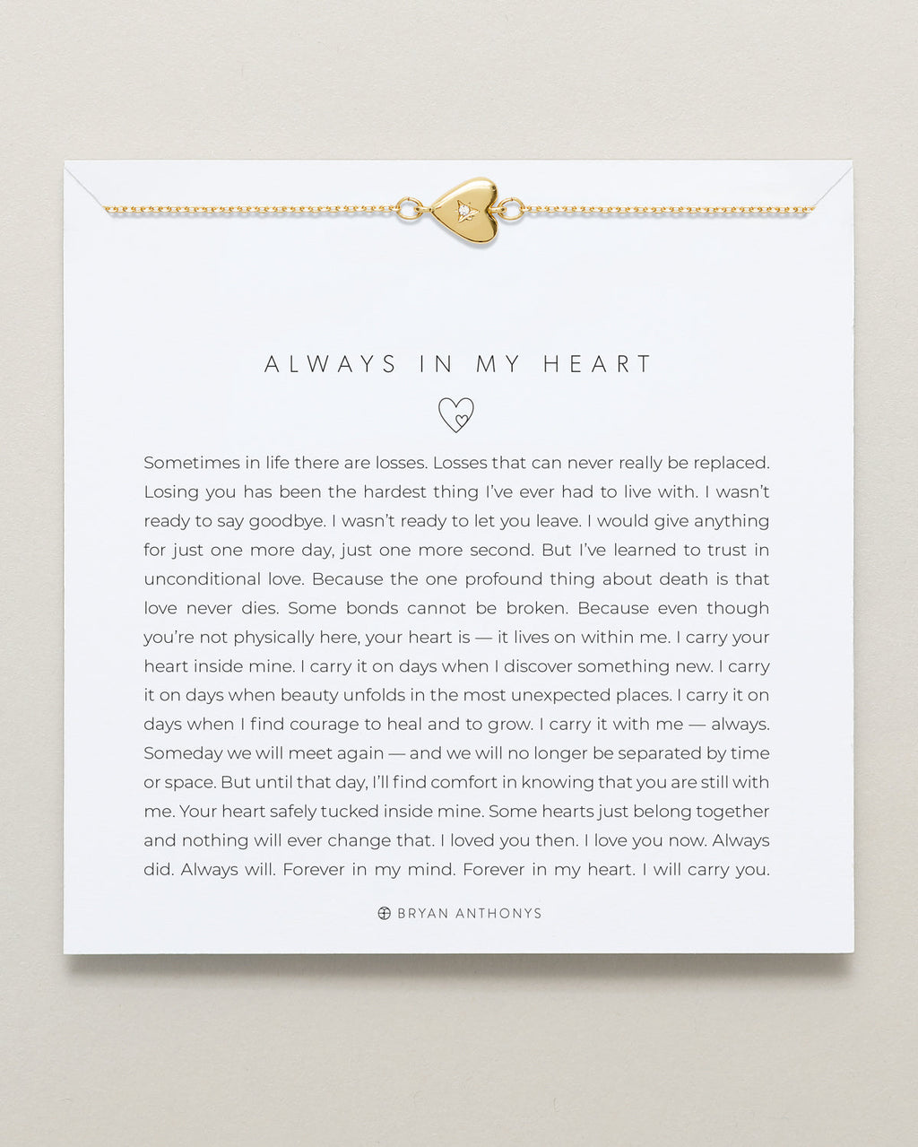 Always In My Heart Icon Bracelet