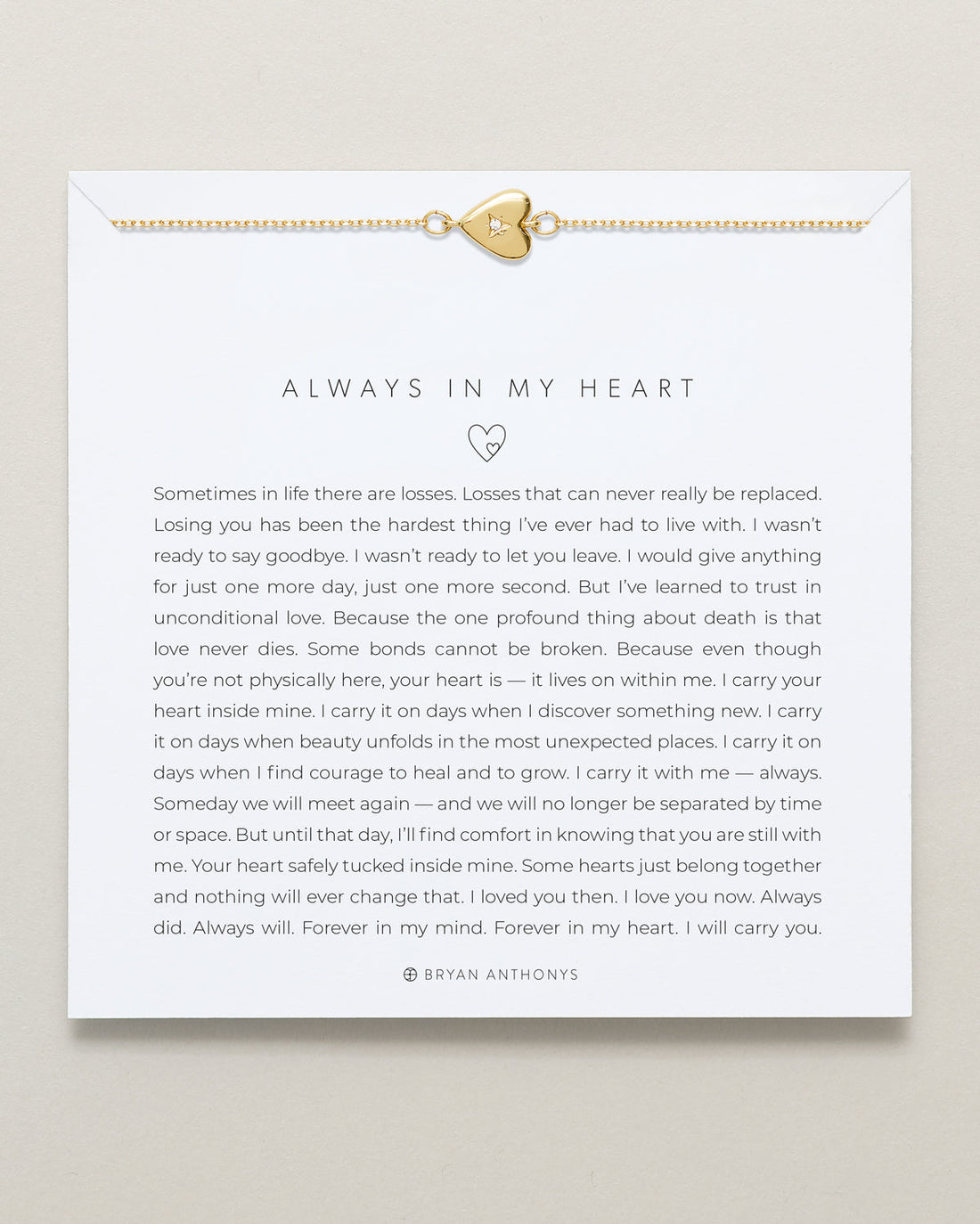 Always In My Heart Icon Bracelet