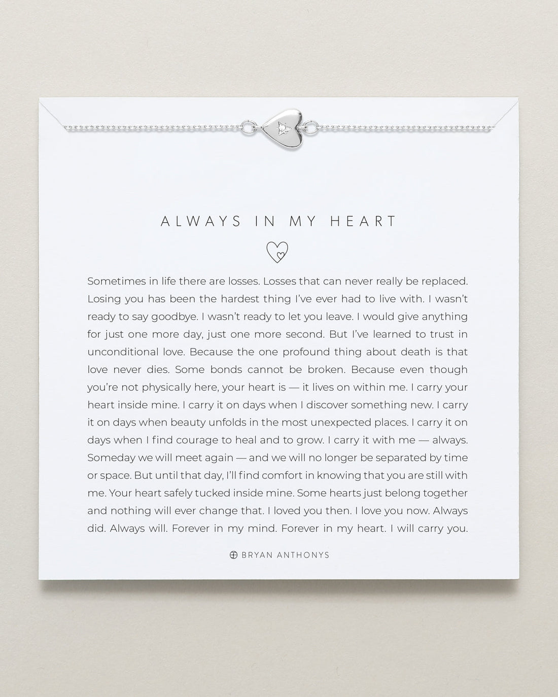 Always In My Heart Icon Bracelet