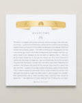 Overcome Engraved Cuff
