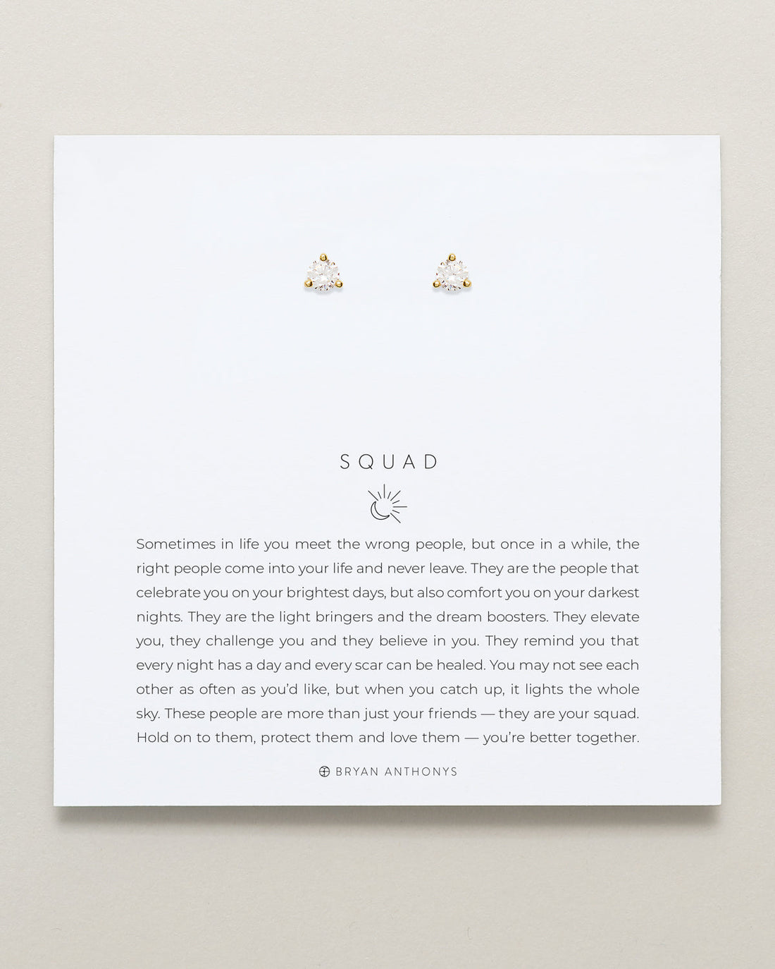 Squad Crystal Stud Earrings