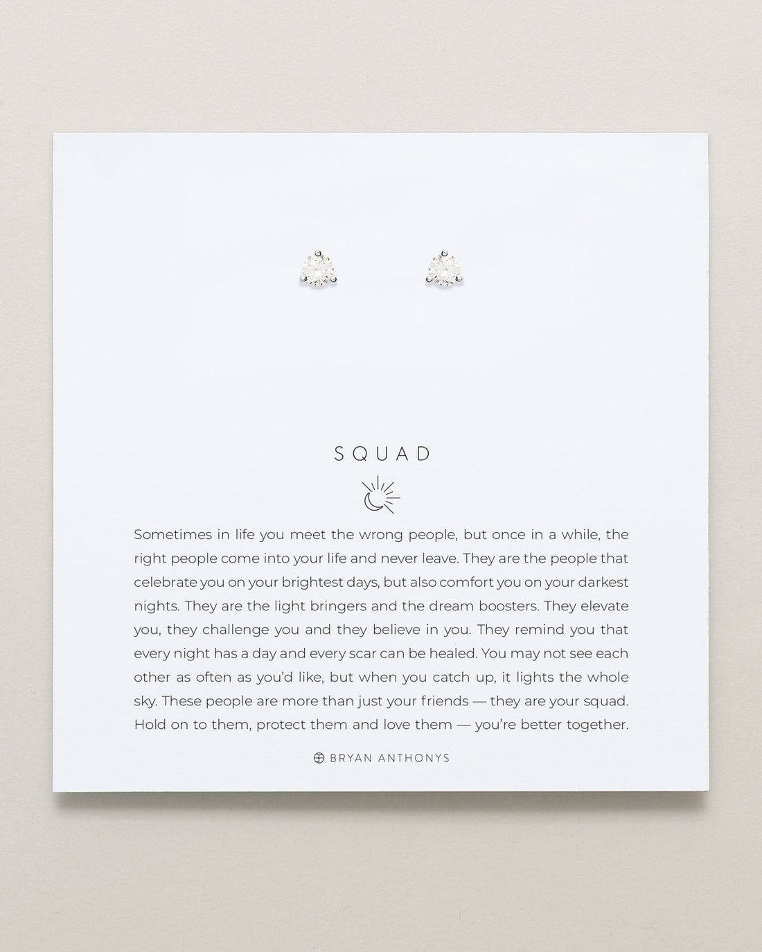 Squad Crystal Stud Earrings