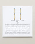 Something Blue Linear Earrings