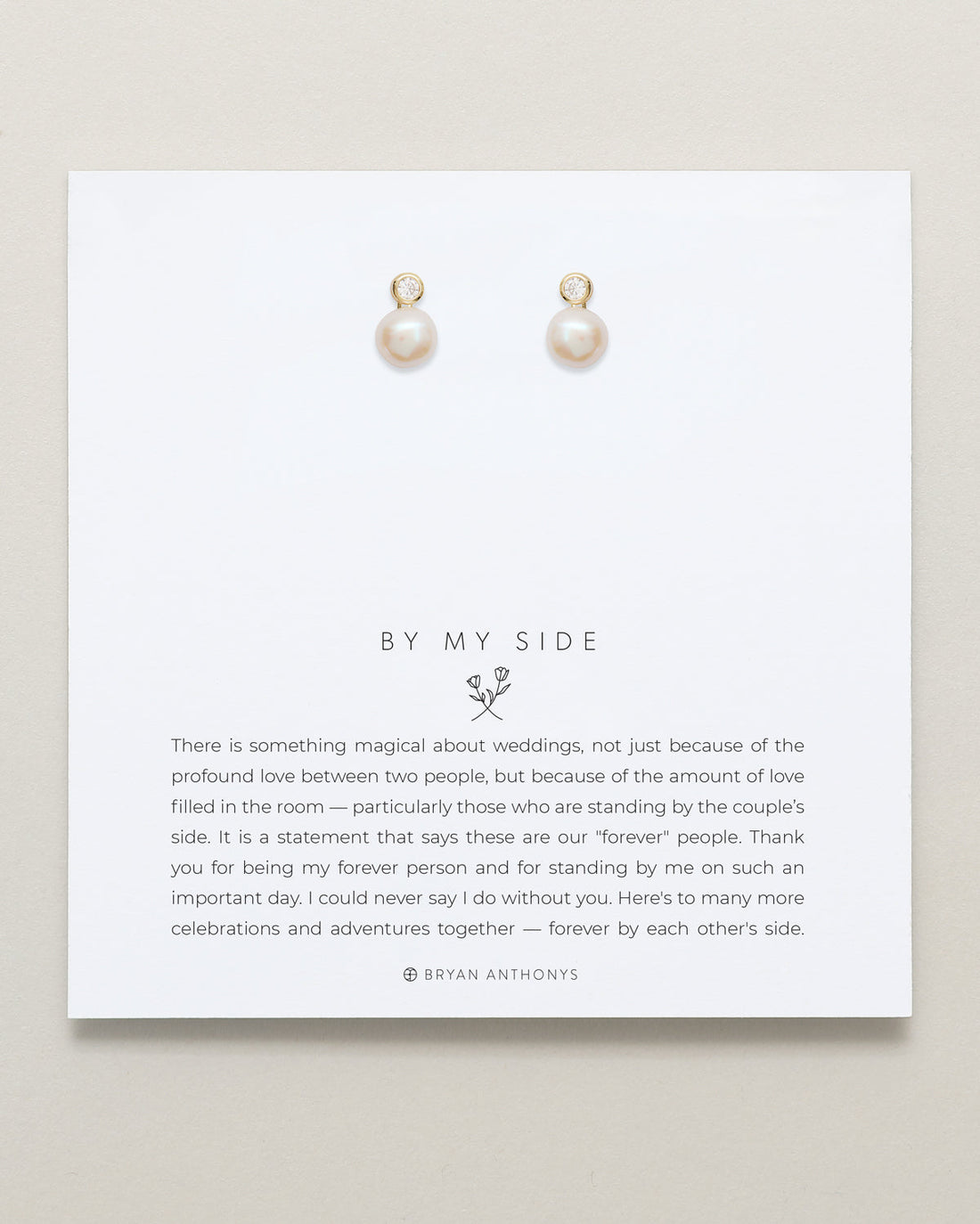 By My Side Pearl Studs