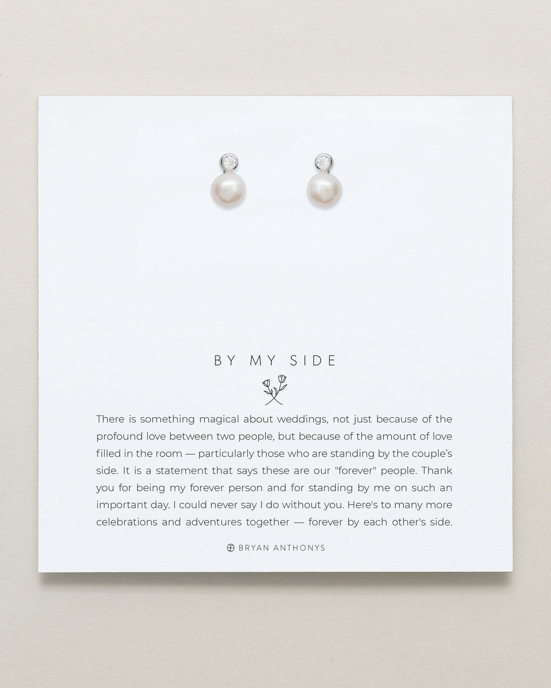 By My Side Pearl Studs