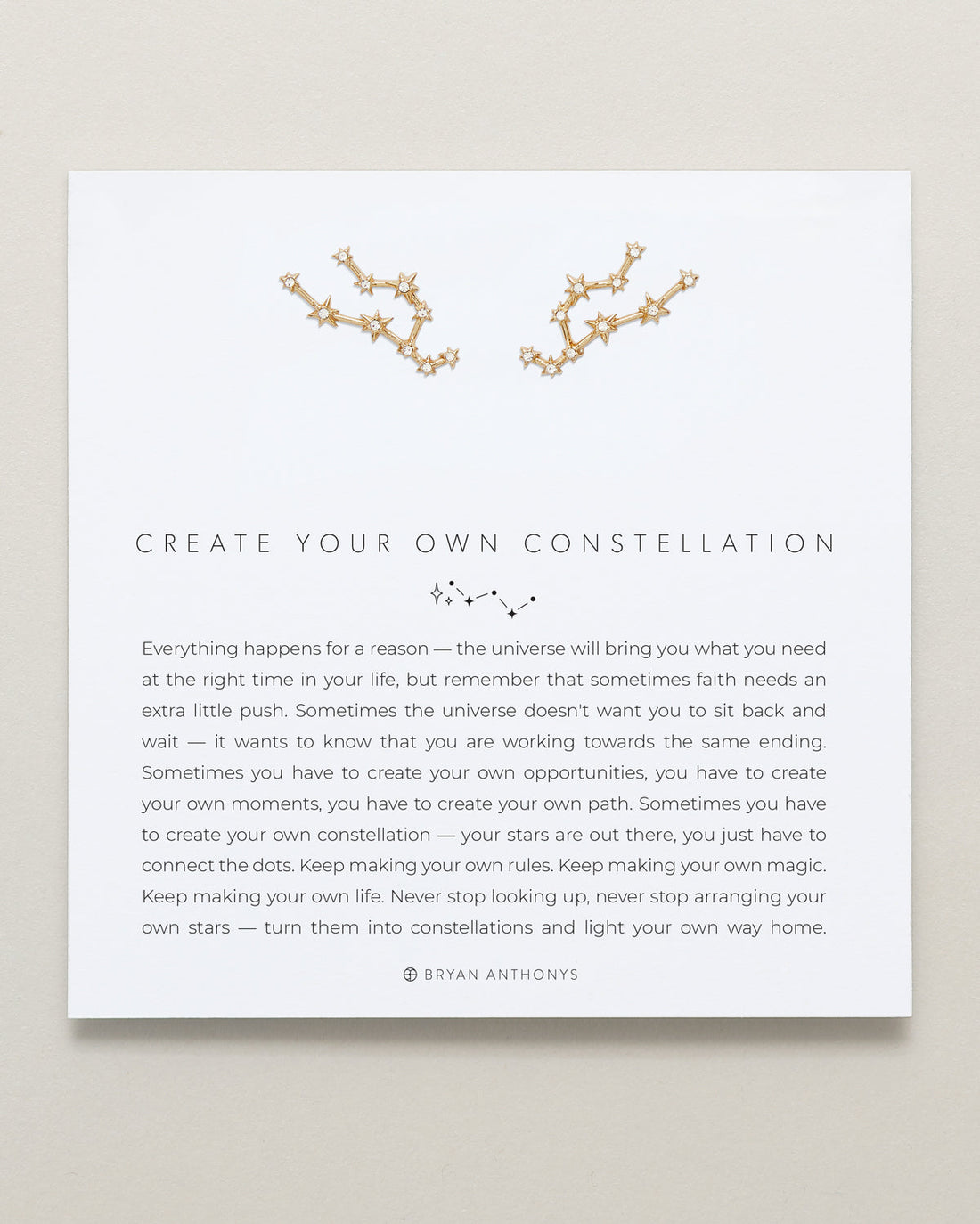 Create Your Own Constellation Earring Climbers