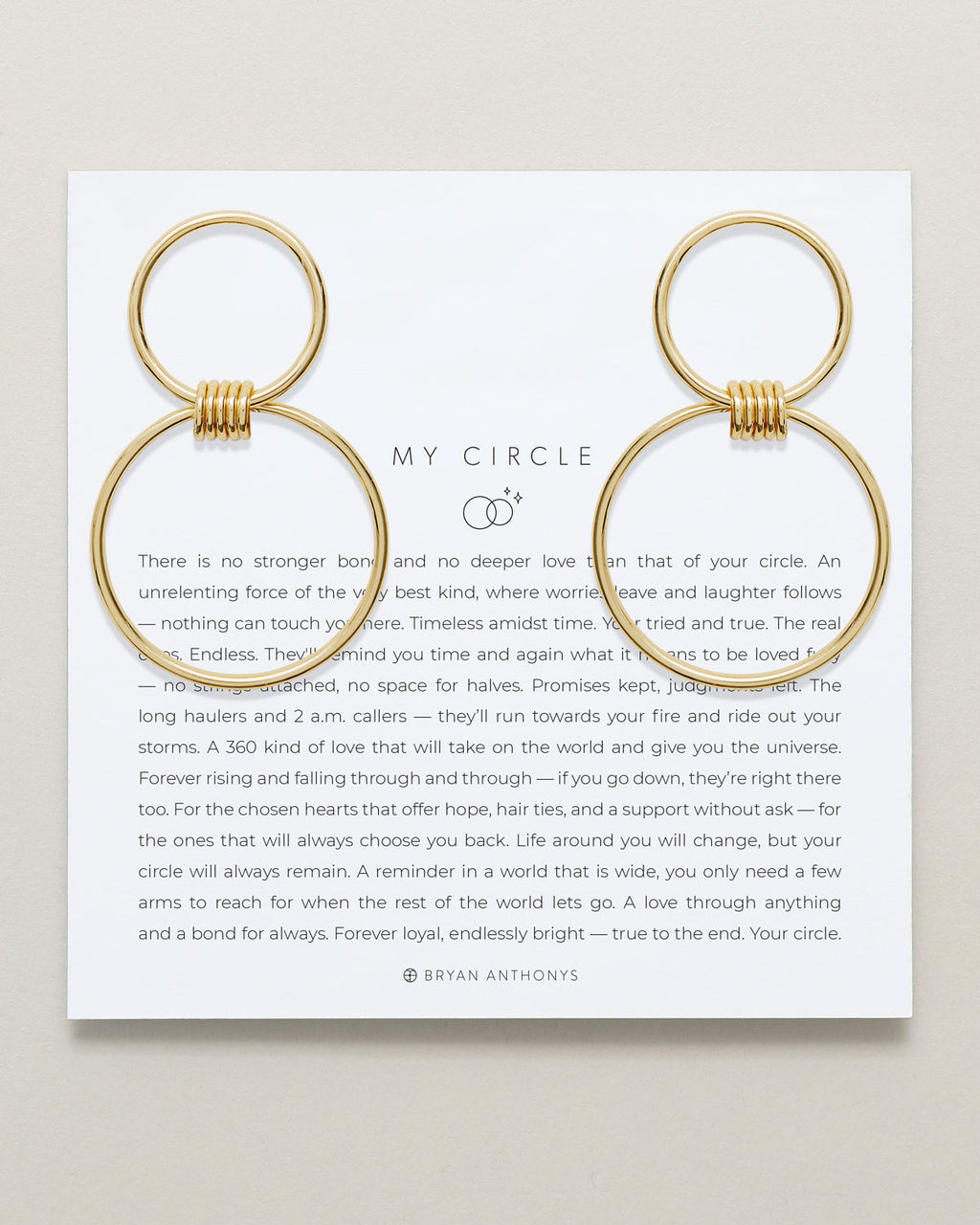 My Circle Statement Earrings