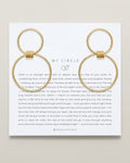 My Circle Statement Earrings