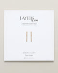 Simplicity Pave Hoop Earrings