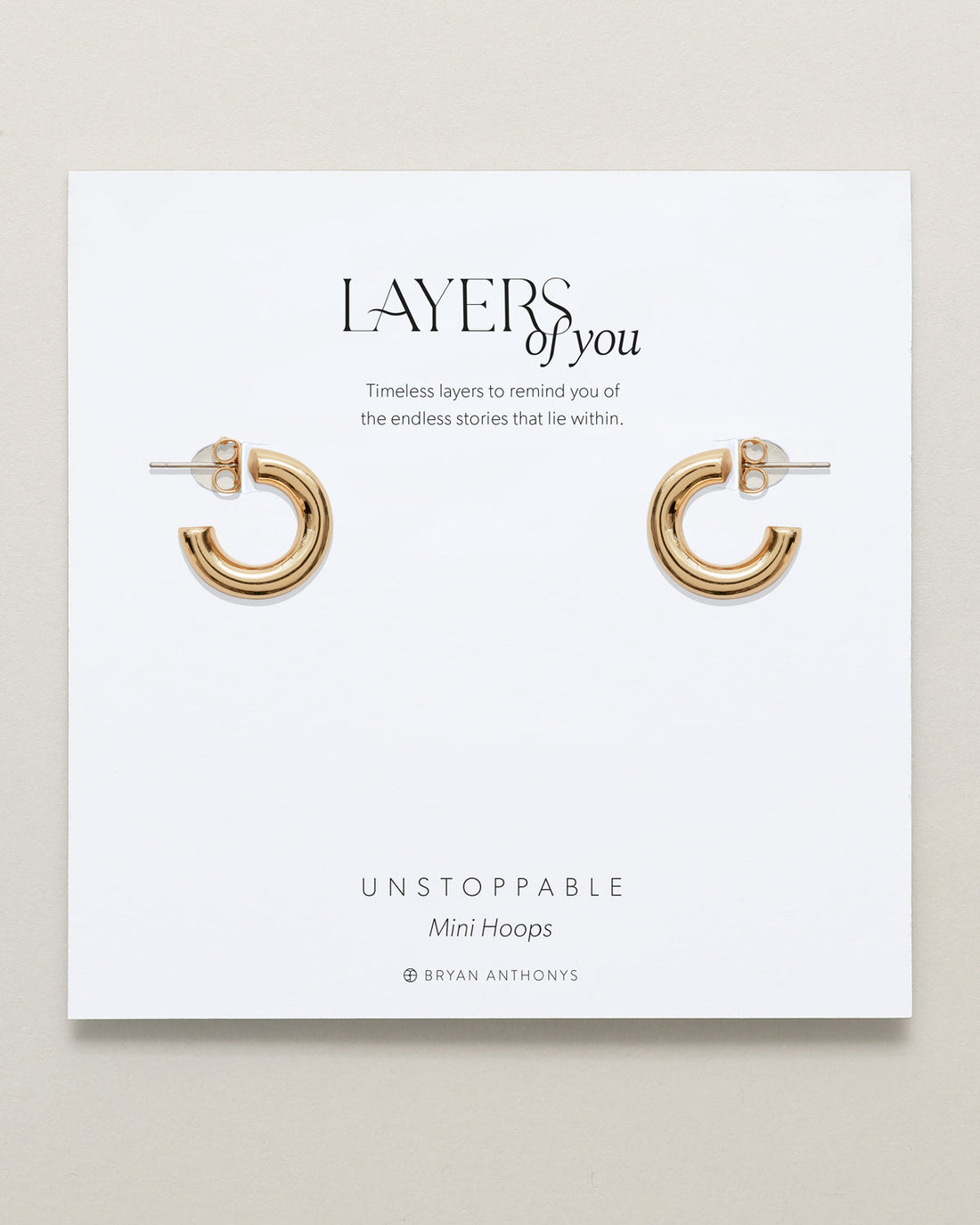 Unstoppable Mini Hoop Earrings