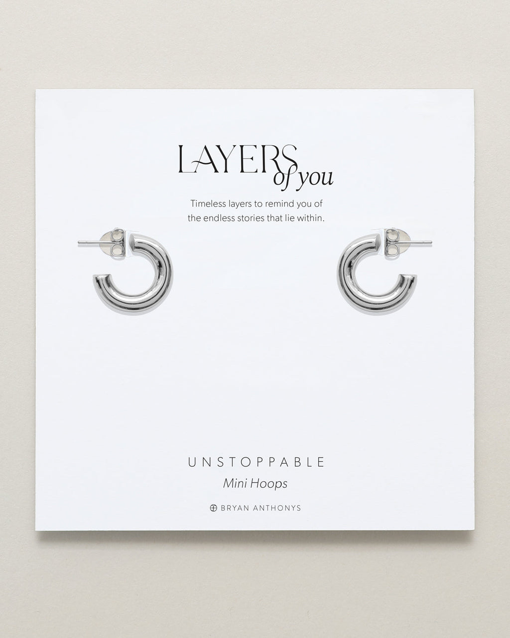 Unstoppable Mini Hoop Earrings