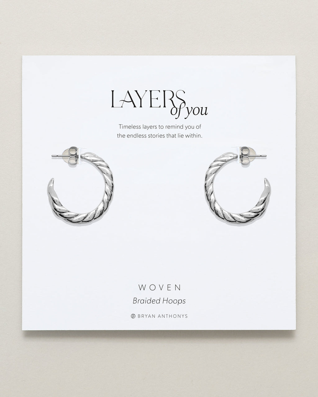 Woven Braided Hoop Earrings
