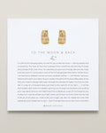 To the Moon and Back Hoop Earrings