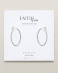 Entwined Dainty Hoop Earrings