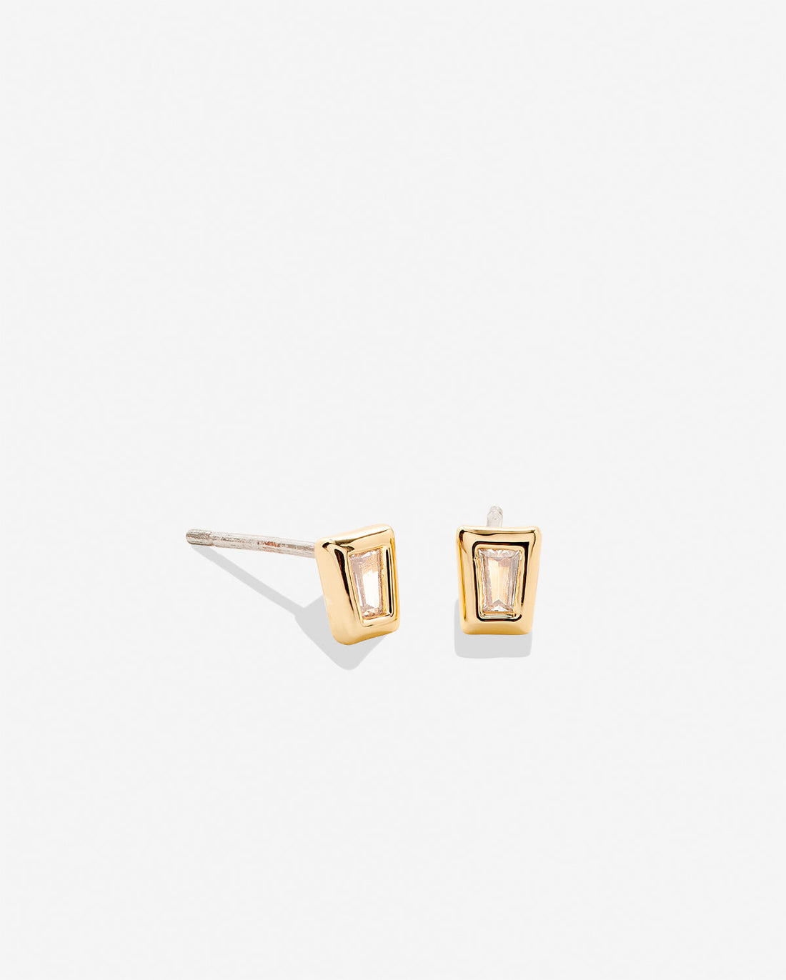 Radiance Baguette Stud Earrings