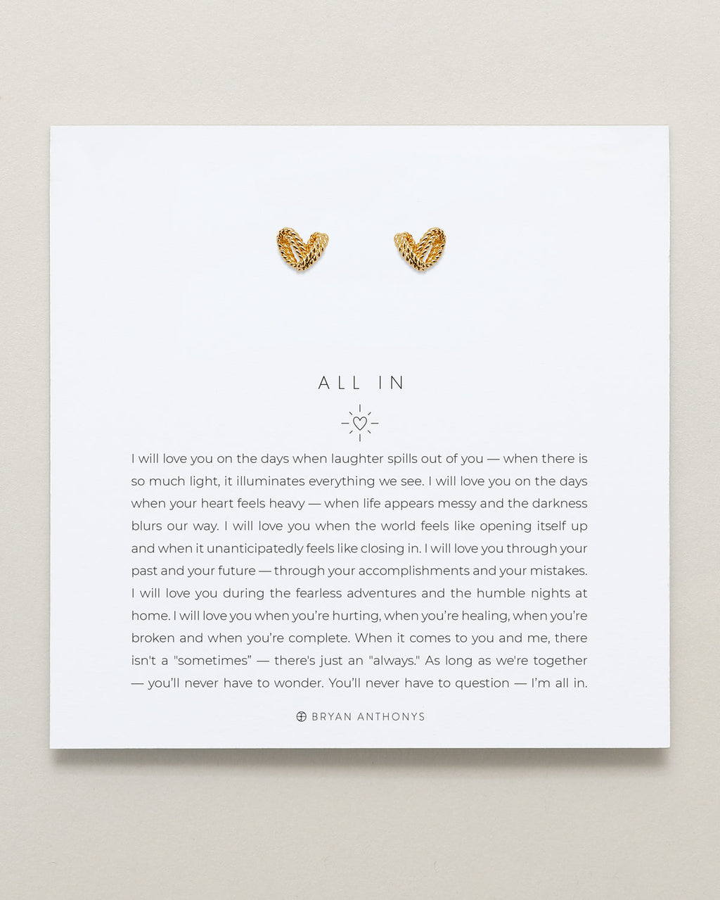 All In Stud Earrings