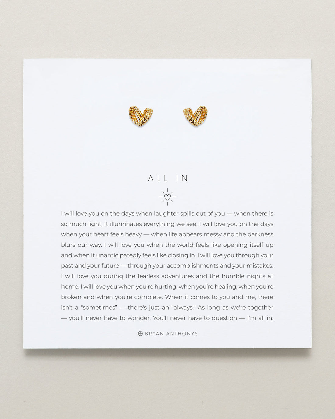 All In Stud Earrings