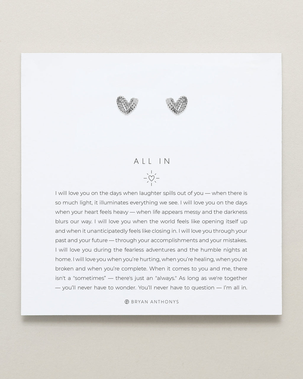 All In Stud Earrings