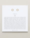 Family Stud Earrings