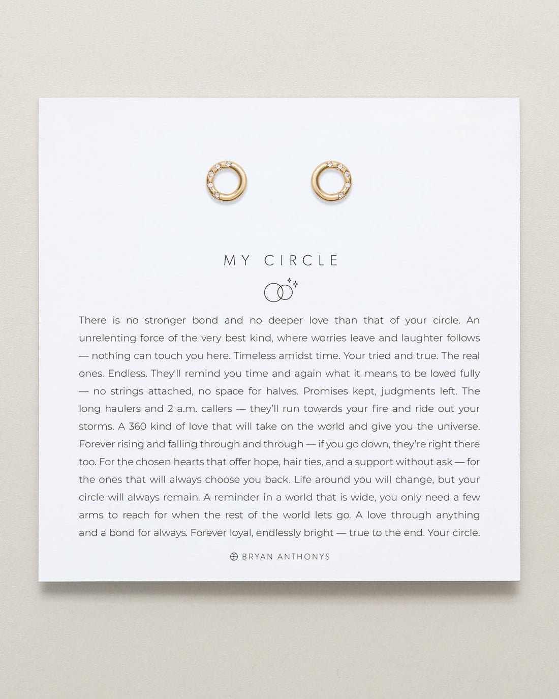 My Circle Stud Earrings