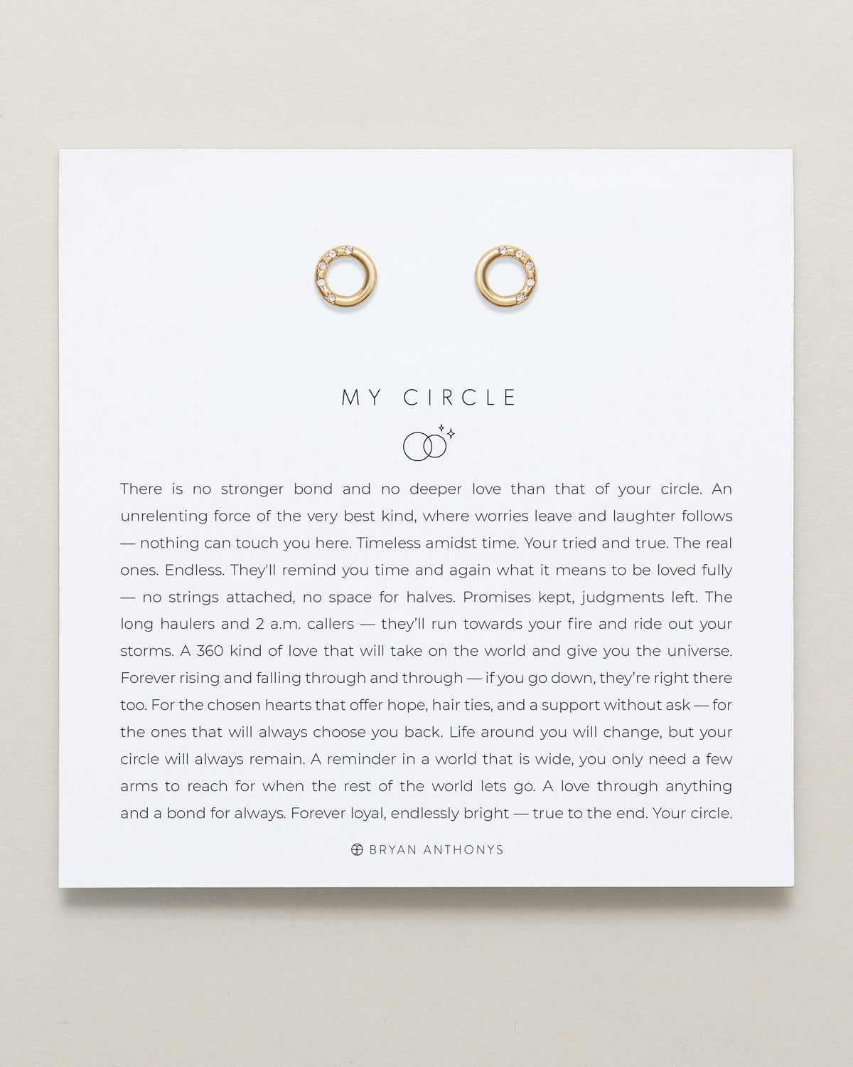My Circle Stud Earrings