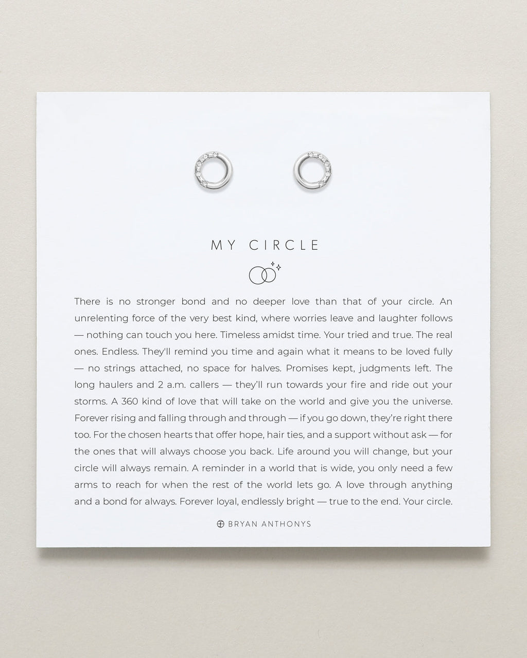 My Circle Stud Earrings