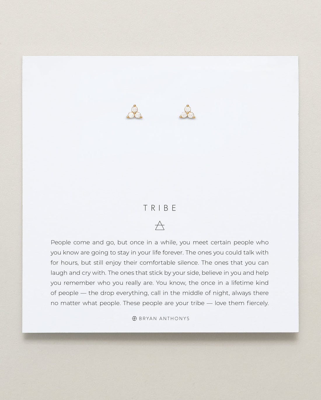 Tribe Dainty Friendship Stud Earrings