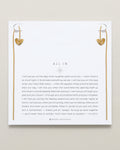 All In Threader Earrings