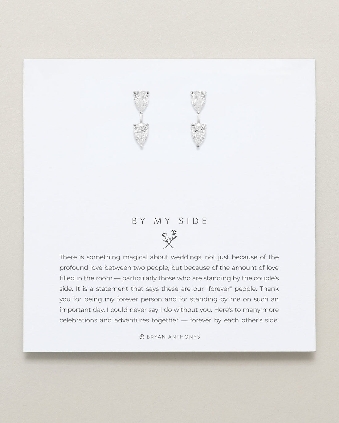 By My Side Pear Cut Ear Jackets
