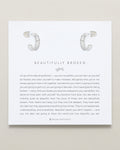 Beautifully Broken Baguette Mini Hoop Earrings