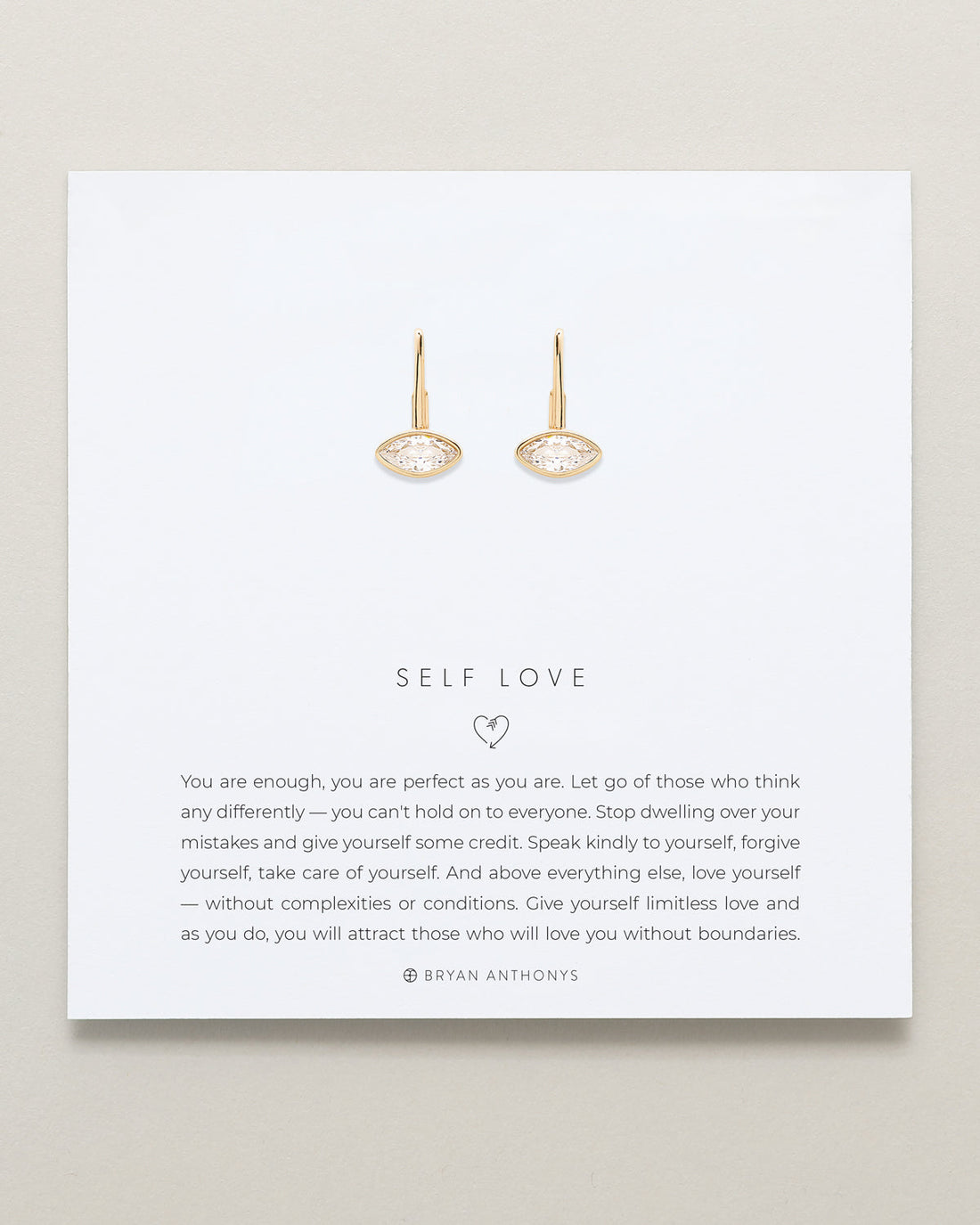 Self Love Marquise Drop Earrings