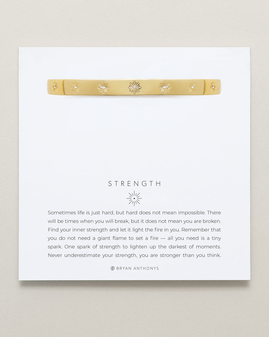 Strength Hinged Bracelet