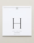 Just For You Initial Necklace — H