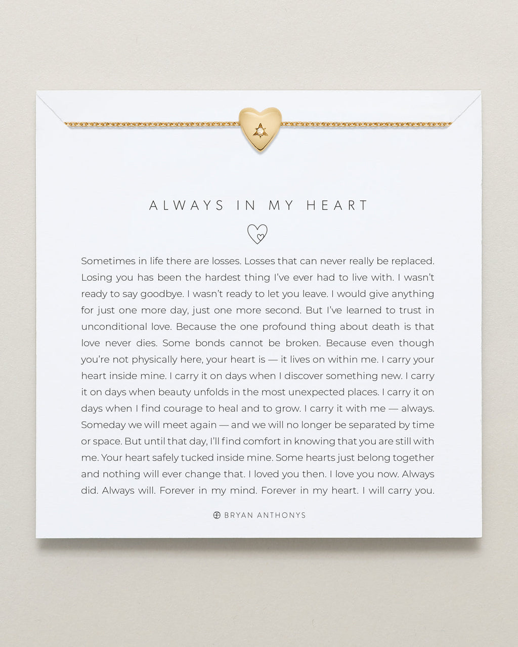 Always In My Heart Icon Necklace