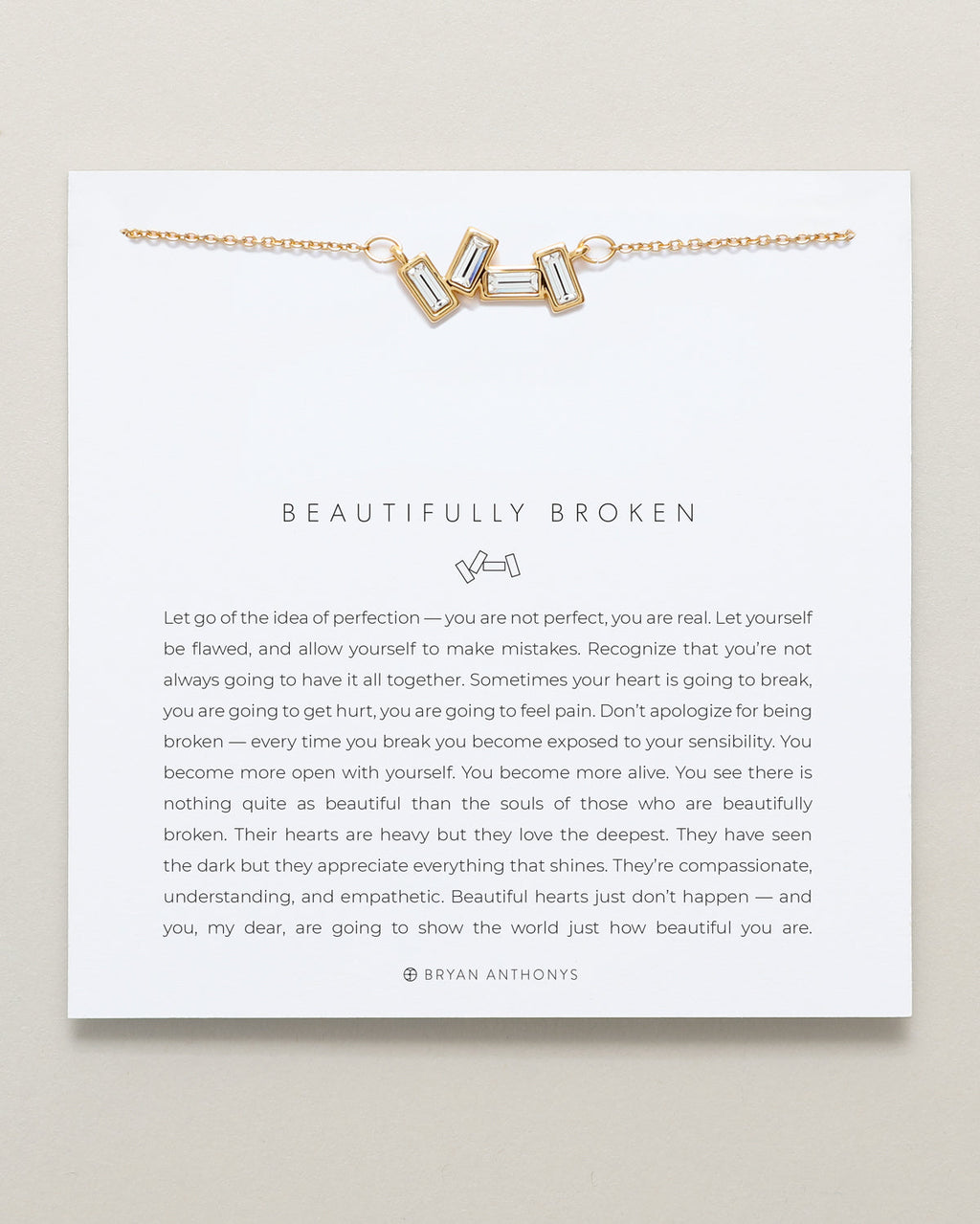 Beautifully Broken & Grit Layered Necklace Set