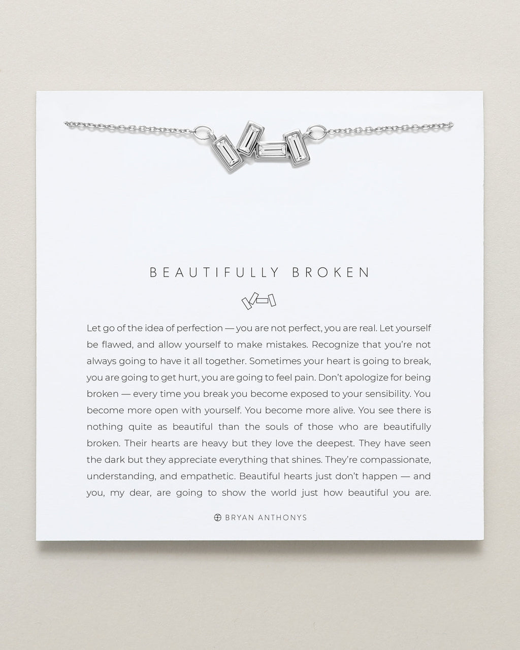 Beautifully Broken & Grit Layered Necklace Set