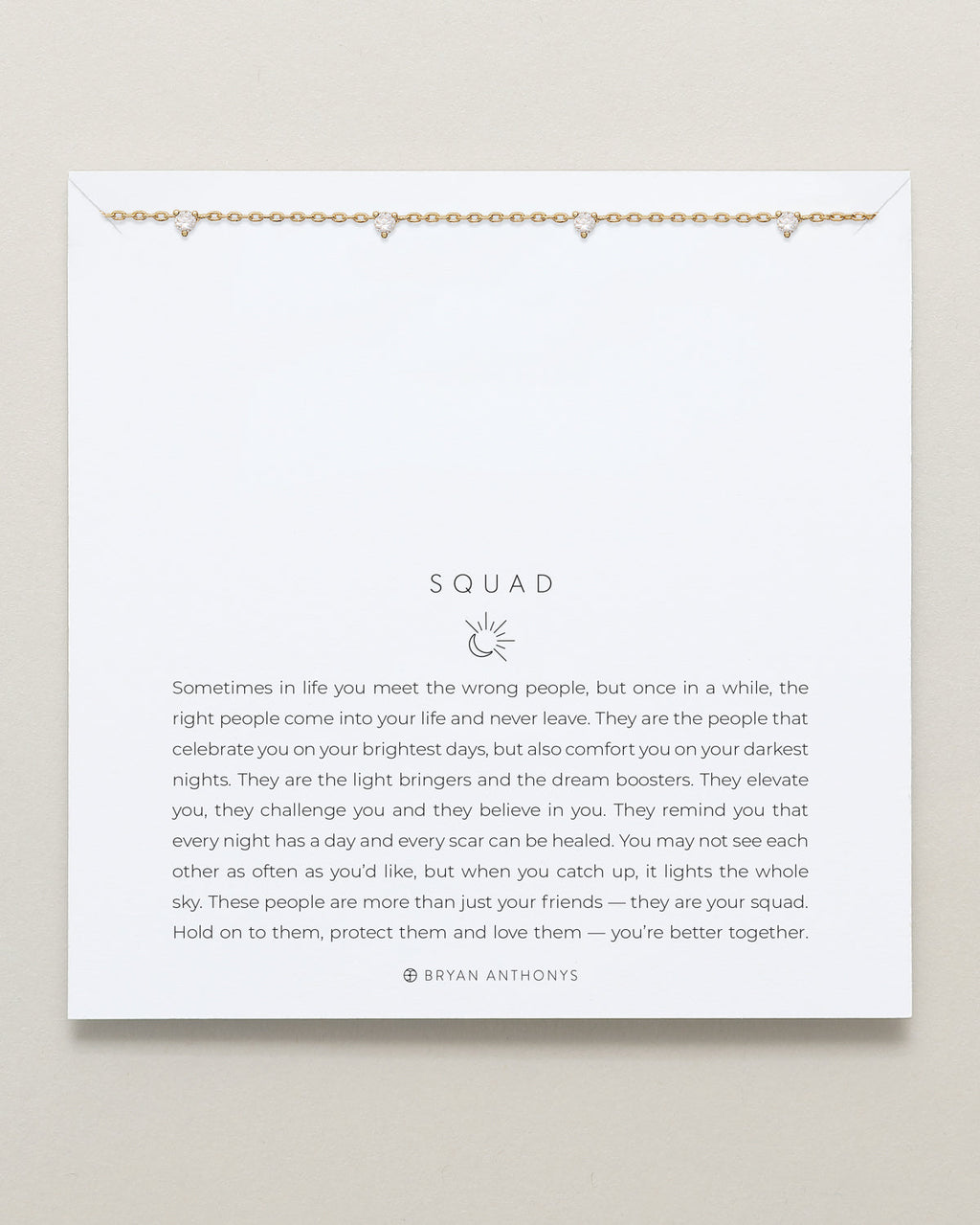 Squad Crystal Necklace