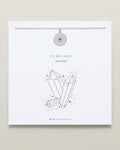 Birthstone Pendant Necklace — Amethyst