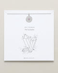 Birthstone Pendant Necklace — Pink Tourmaline