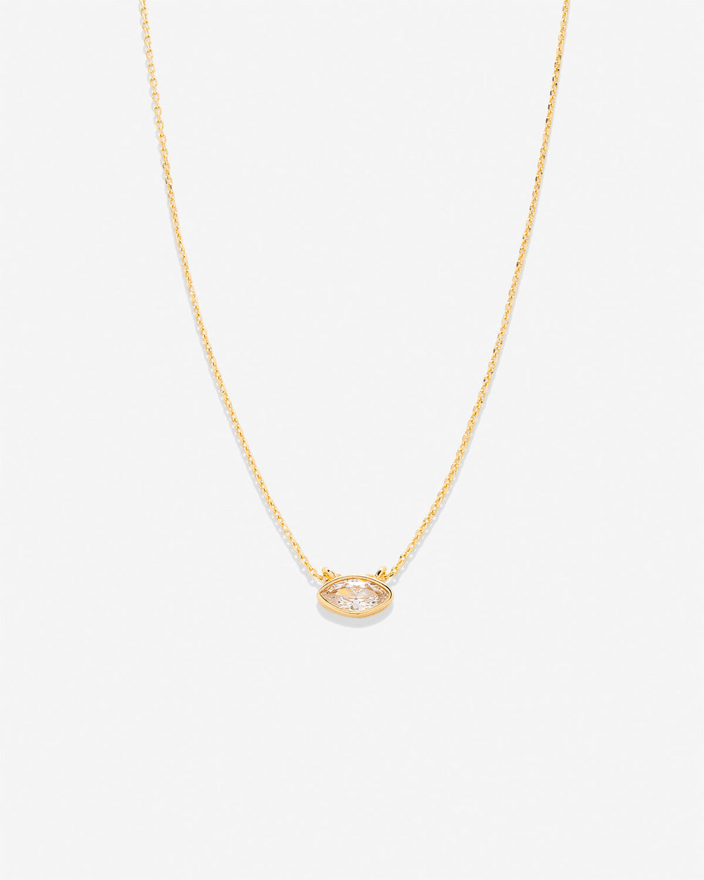 Radiance Marquise Solitaire Necklace