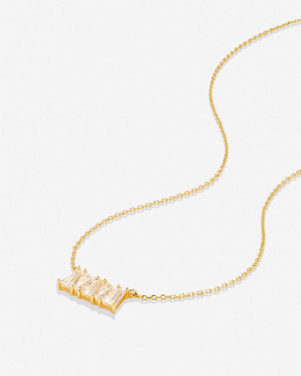 Mom Baguette Dainty Necklace