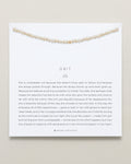 Grit Seed Pearl Necklace